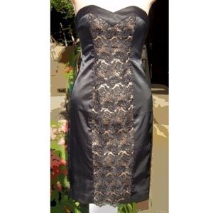 Bebe Lace Midi Dress
